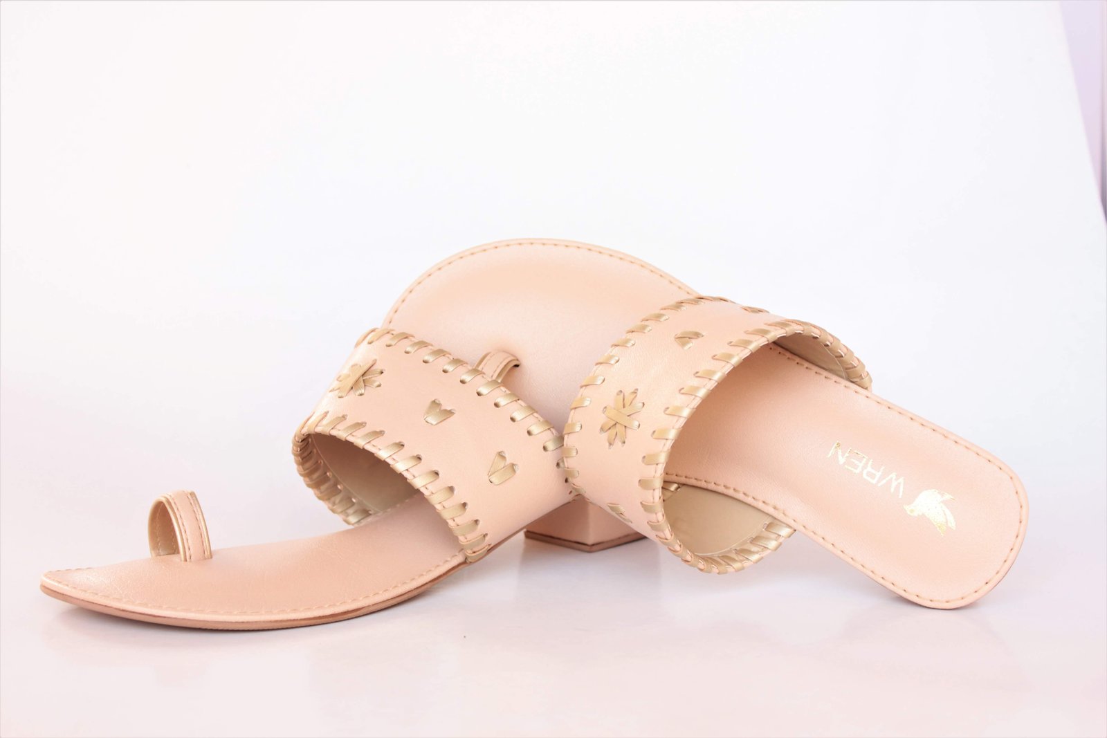 Handwoven Heels – Peach